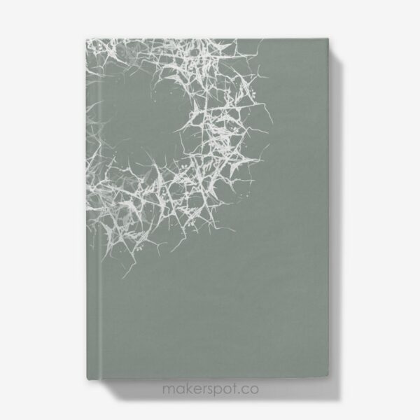 Makerspot Hardcover Journal Crown Of Thorns Green Personalized Notebook