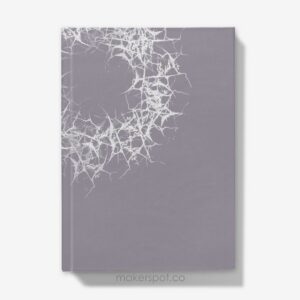 Makerspot Hardcover Journal Crown Of Thorns Personalized Purple Notebook