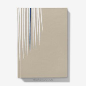 Makerspot Hardcover Journal The Fringe Personalized Beige Notebook