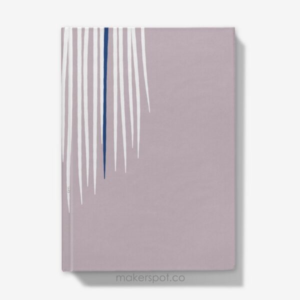 Makerspot Hardcover Journal The Fringe Personalized Purple Notebook